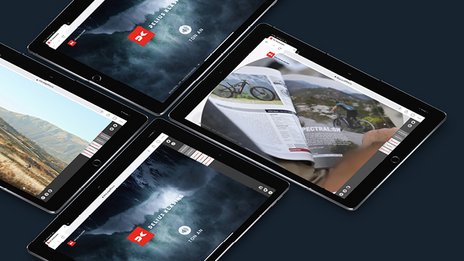 VISUELL Kommunikationsdesign: Scrollytelling-Webseite für den Delius Klasing Verlag auf Ipads