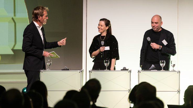 VISUELL Blogbeitrag: Jurymember Focus Open: Laureen Seider und Andre Poulheim präsentieren gemeinsam mit Moderator Markus Brock Ergebnisse der Jury