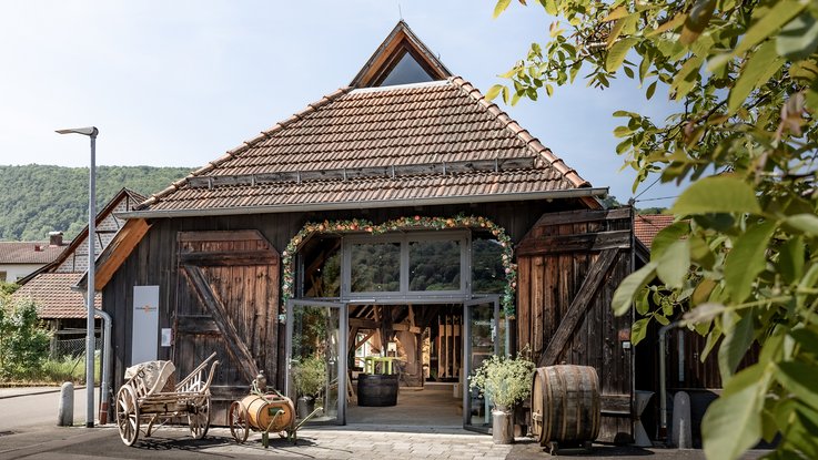 VISUELL Szenografie: Obstbaumuseum: Das Obstbaumuseum von außen