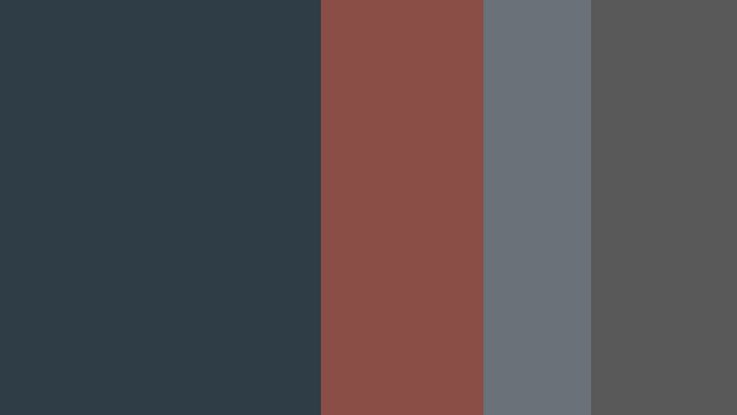VISUELL Kommunikationsdesign: Corporate Design: Die Farbpalette mit Dunkelblau, Hellblau, Anthrazit und Bronze